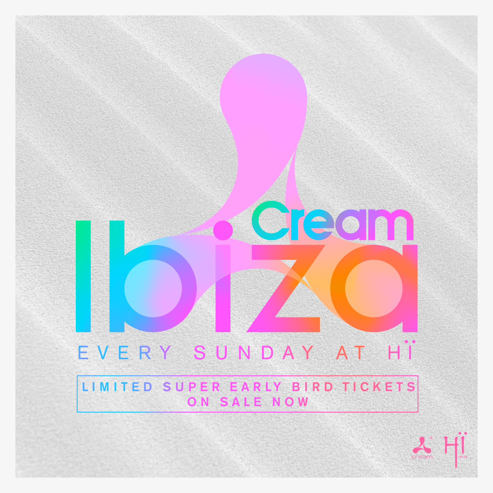 Joy good. Cream Ibiza. Cream Ibiza лого. Брендинг Ибица. Hi Ibiza.