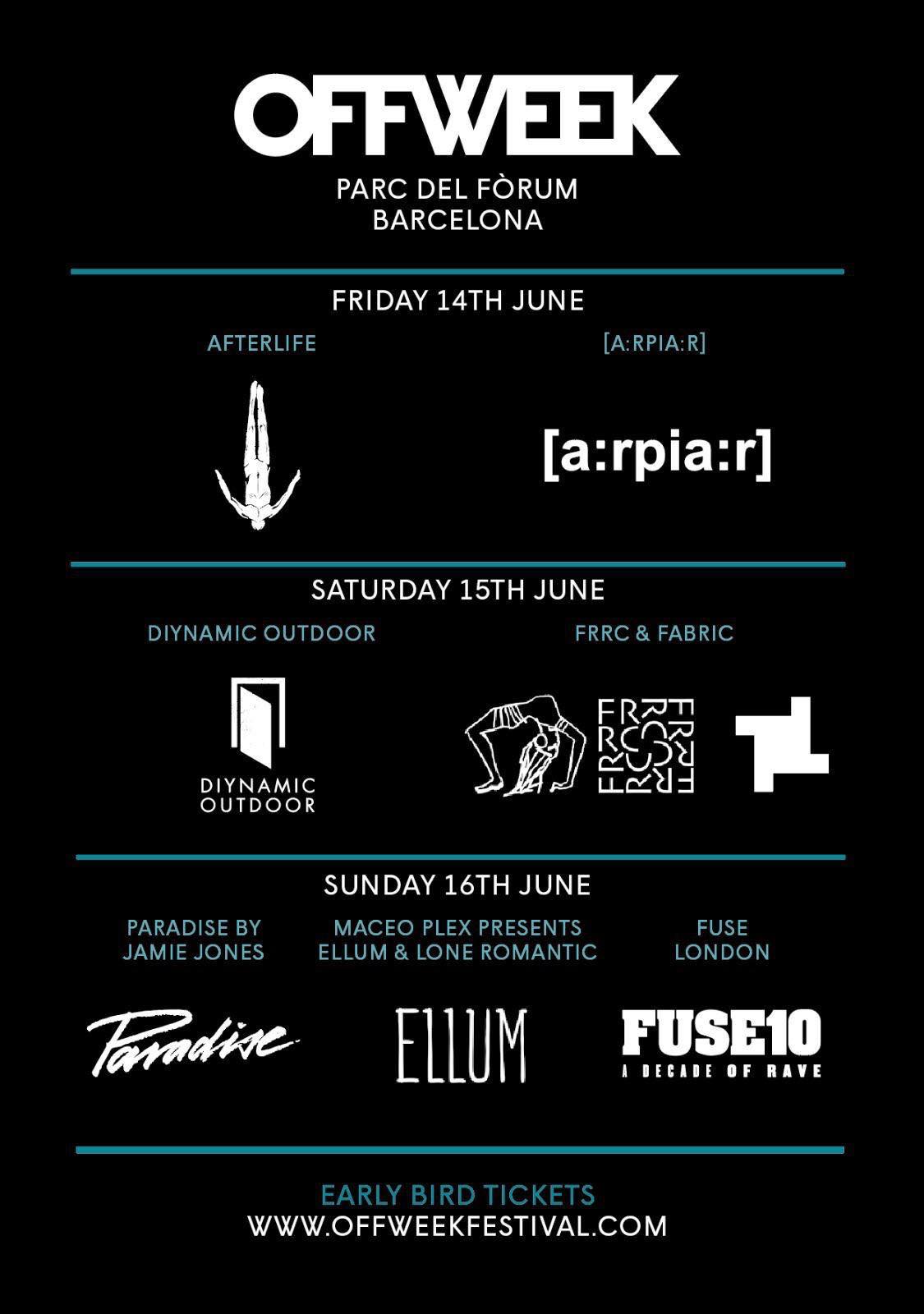 Afterlife Unveils Lineup for Barcelona OffWeek 2023 Event