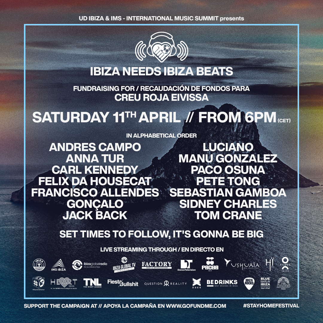 Ibiza Needs Ibiza Beats: Fundraiser To Support The Red Cross In Ibiza 