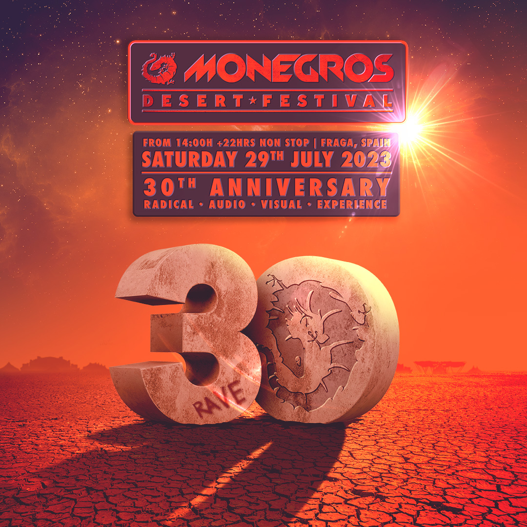 MONEGROS DESERT FESTIVAL returns in 2023 to celebrate its 30th anniversary!  | Ibiza by night